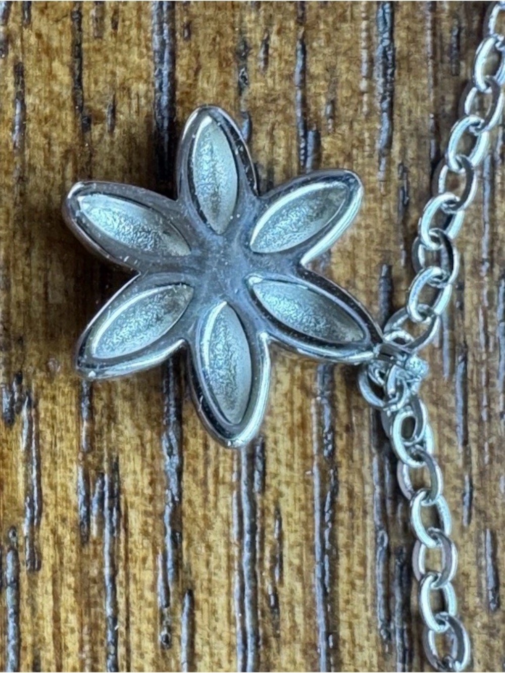Moissanite 3 Flower/2 Stones Chain 925 Sterling Silver Bracelet - Picture 7 of 14